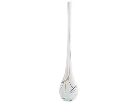 Global Views Pollock Bulb White Vase