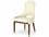 Global Views Beech Wood Beige Fabric Upholstered Side Dining Chair  GV720257