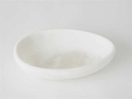 Global Views Oblique White 12" Bowl