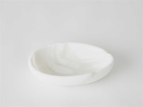 Global Views Oblique White 9" Bowl