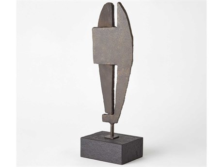 Global Views Iron Angel Bronze 6" Sculpture