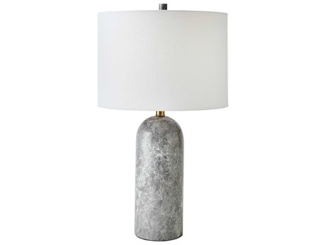 Global Views Callanish Grey Brass Buffet Lamp