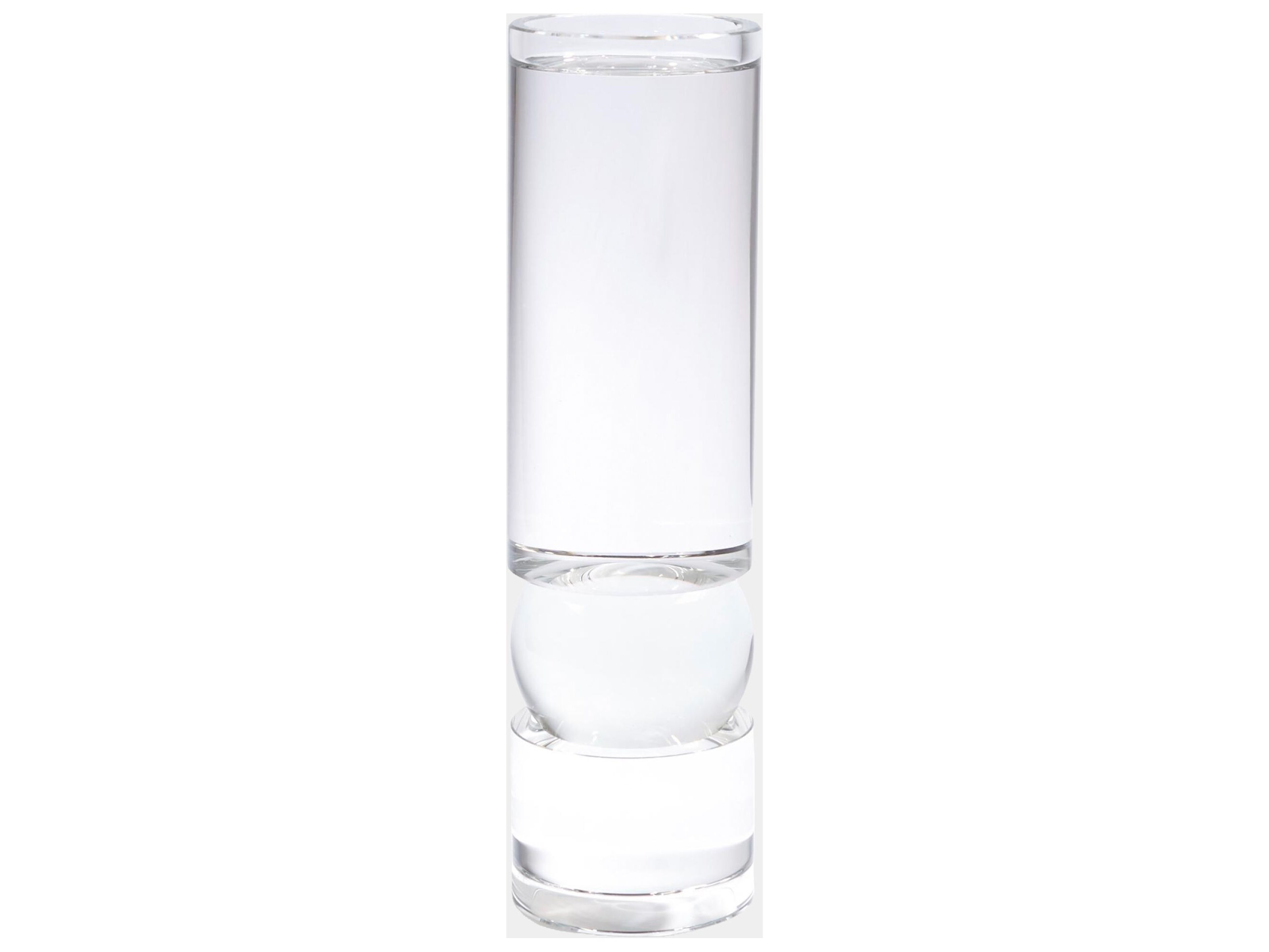 Global Views Bipolar Clear Candle Holder