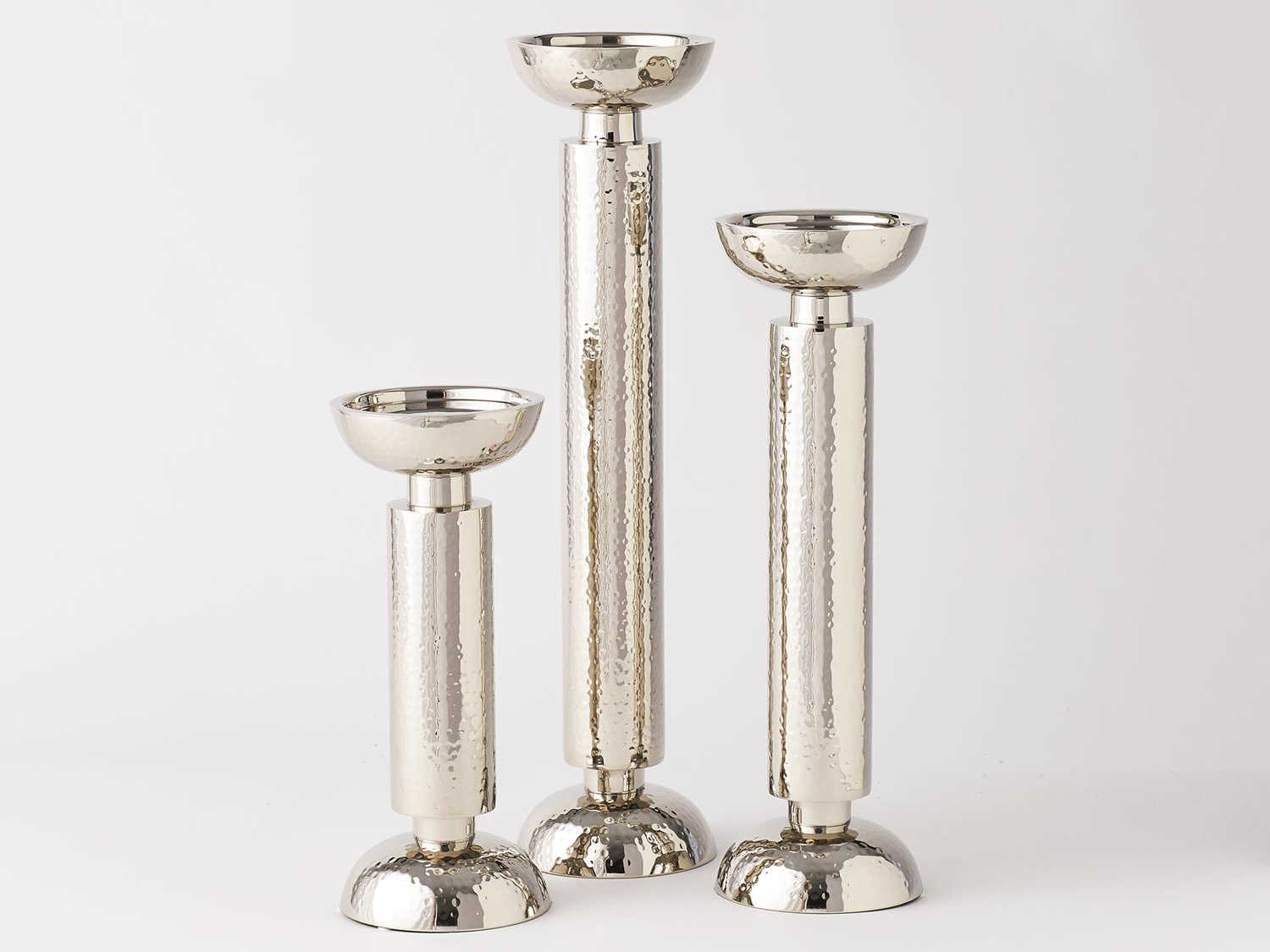 Global Views Temple Nickel Large Candle Holder GV992137   GV9921373 Zm 