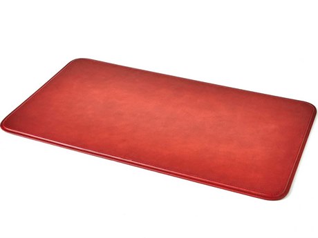 Global Views Radius Deep Red Desk Blotter