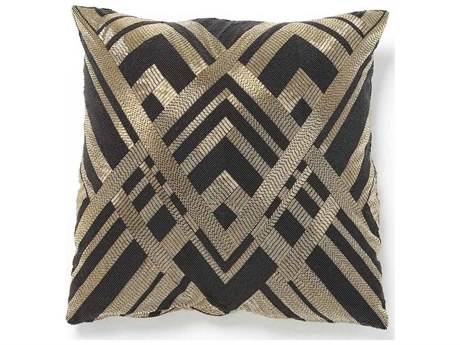 Global Views Woven Black / Gold Pillows