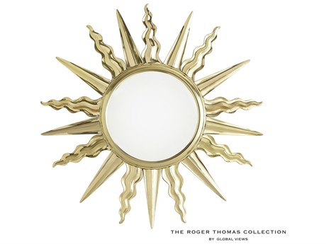Global Views Soleil Wall Mirror Round
