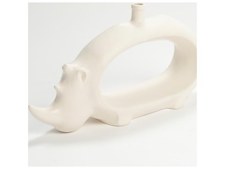 Global Views Rhino Vase