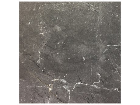 Grosfillex Vanguard Resin Gray Marble 36'' Square Exterior Table Top