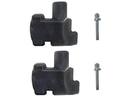 Grosfillex Resin Black 2 Piece Connector Pack