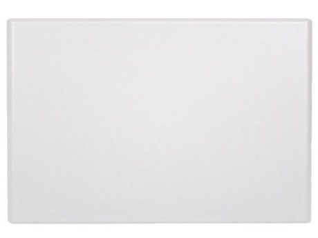 Grosfillex Molded Melamine Resin White 32''W x 24''D Rectangular Table Top