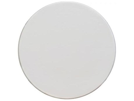 Grosfillex Molded Melamine Resin White 28" Round Table Top