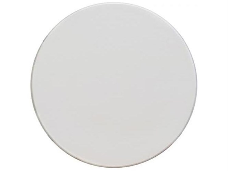 Grosfillex Molded Melamine Resin White 28" Round Table Top