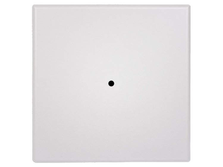 Grosfillex Molded Melamine Resin White 36" Square Table Top with Umbrella Hole