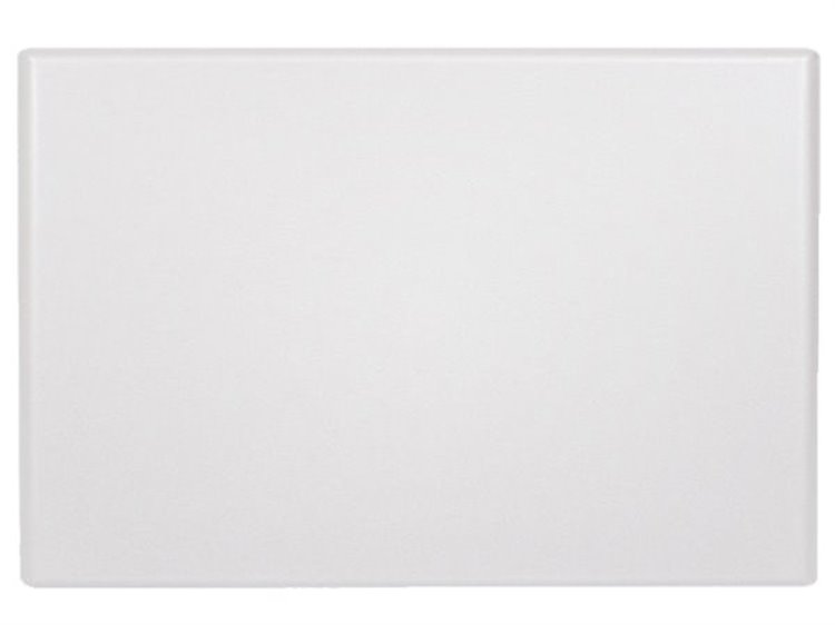 Grosfillex Molded Melamine Resin White Rectangular Table Top