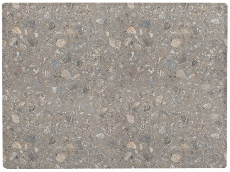 Grosfillex Molded Melamine Resin Tokyo Stone 48"W x 32"D Rectangular Table Top