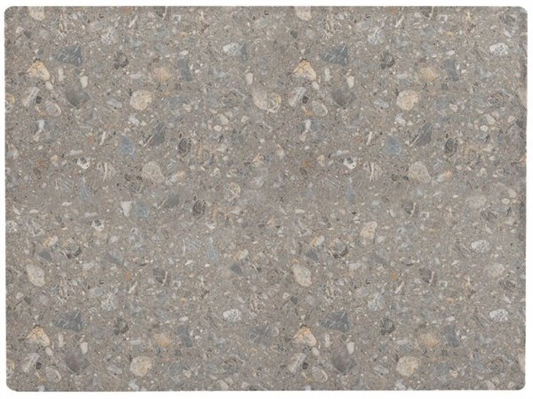 Grosfillex Molded Melamine Resin Tokyo Stone Rectangular Table Top