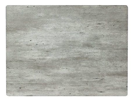 Grosfillex Molded Melamine Granite 48"W x 32"D Rectangular Table Top