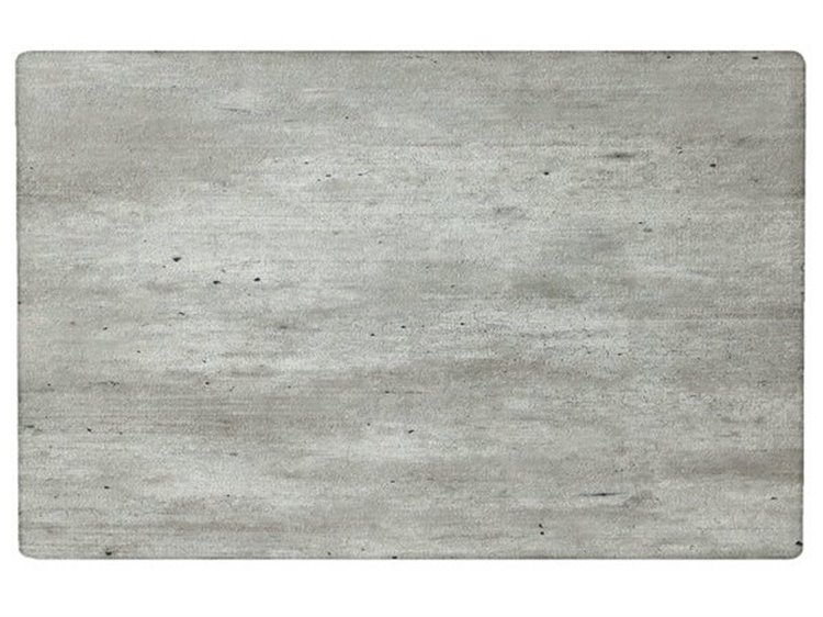 Grosfillex HPL Resin Granite Rectangular Table Top with Rails