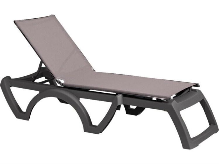 gracious living baja sling chaise lounge