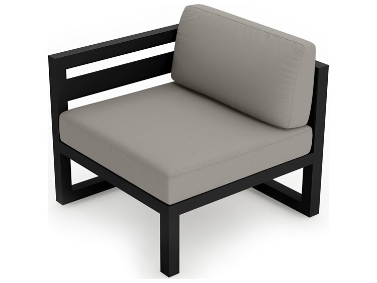 Harmonia Living Avion Aluminum Left Arm Section Patio Lounge Chair