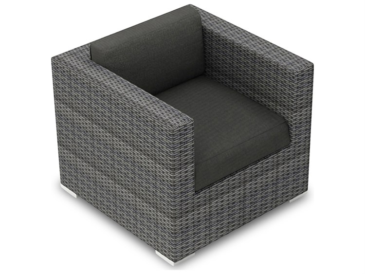 Harmonia Living District Wicker Patio Lounge Chair