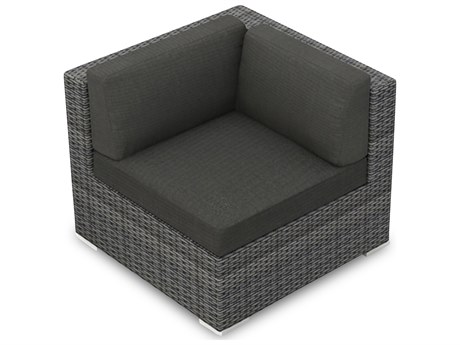 Harmonia Living District Wicker Corner Section Lounge Chair