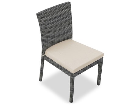 Harmonia Living District Wicker Stackable Dining Side Chair