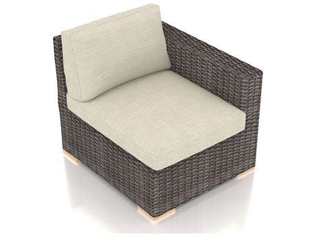 Harmonia Living Dune Wicker Right Arm Section Lounge Chair