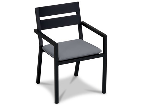 Harmonia Living Pacifica Aluminum Stackable Dining Arm Chair