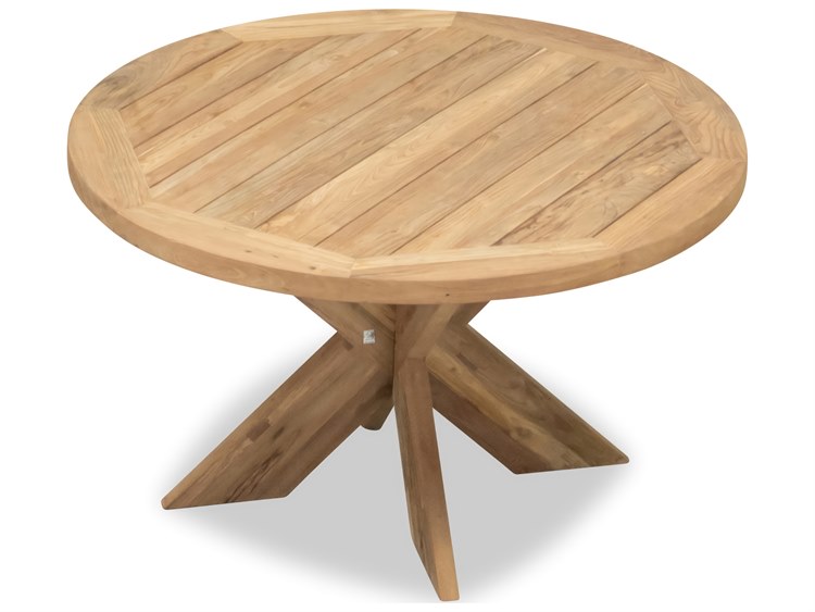 Harmonia Living Roost Reclaimed Teak 51'' Round Dining table