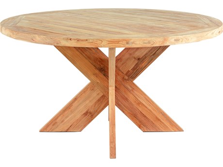 Harmonia Living Roost Reclaimed Teak 59'' Round Dining table