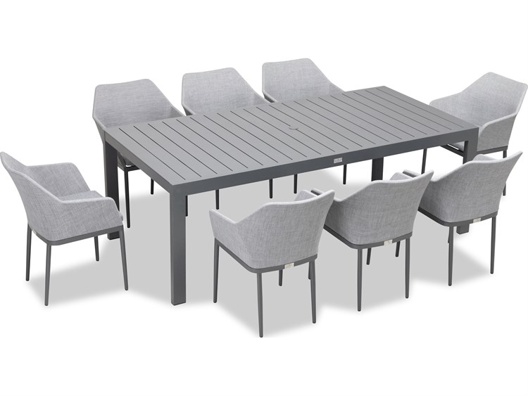Harmonia Living Tailor Aluminum Classic 8 Seat Dining Set