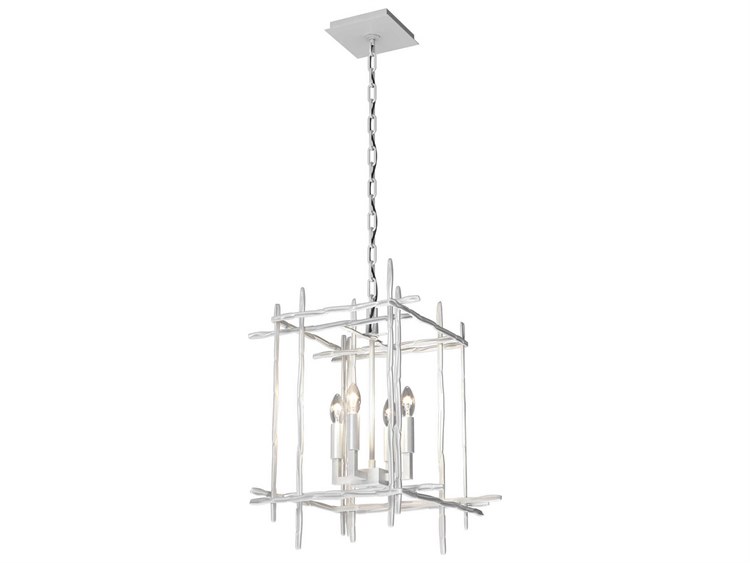 Hubbardton Forge Tura 4-Light Glass Candelabra Geometric Chandelier