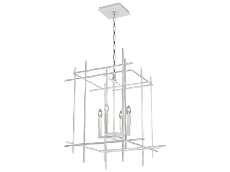 Hubbardton Forge Tura 4-Light Glass Candelabra Geometric Chandelier