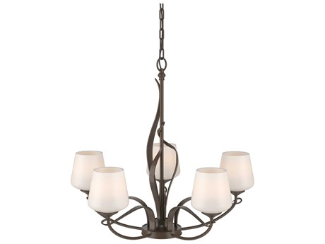 Hubbardton Forge Flora 5-Light Glass Chandelier