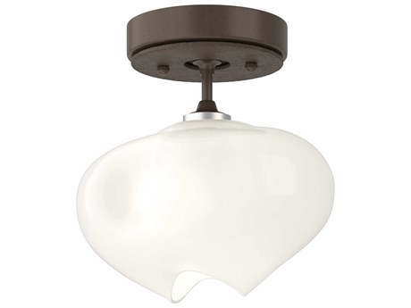Hubbardton Forge Ume 1-Light Glass Semi Flush Mount