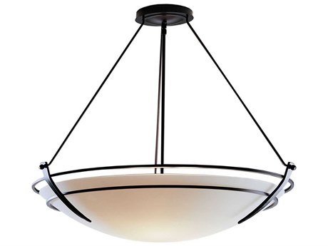 Hubbardton Forge Presidio 3-Light Glass Bowl Semi Flush Mount