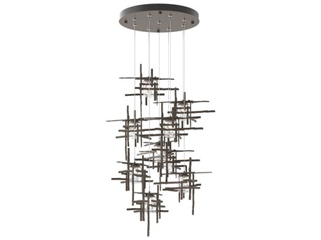 Hubbardton Forge Tura 9-Light Glass Pendant