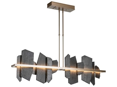 Hubbardton Forge Ardesia 1-Light LED Linear Island Pendant