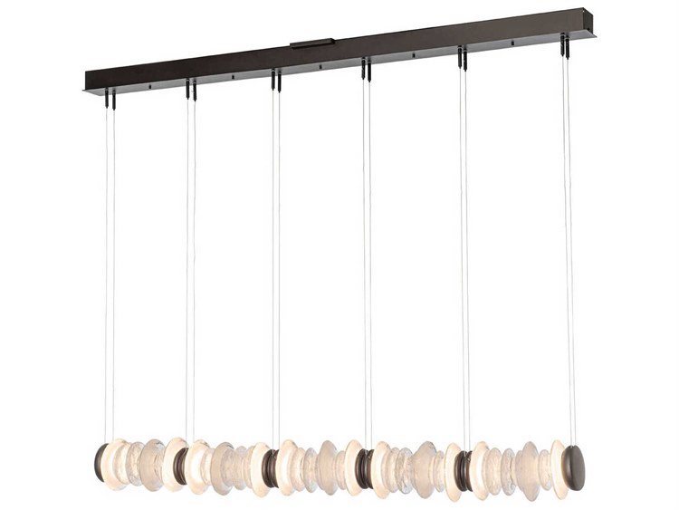 Hubbardton Forge Cairn 10-Light Linear Island Pendant