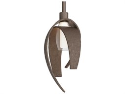Meyda 1-Light Bronze Glass Mini Pendant | MY195733