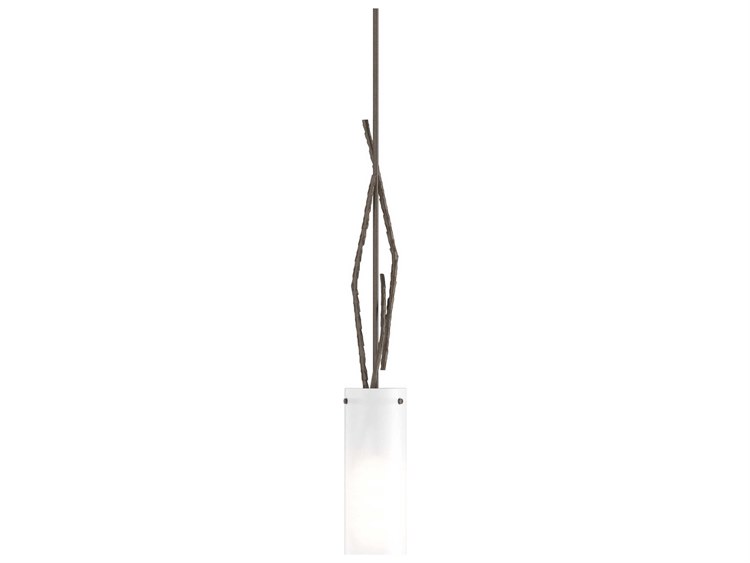 Hubbardton Forge Brindille 1-Light Glass Cylinder Mini Pendant
