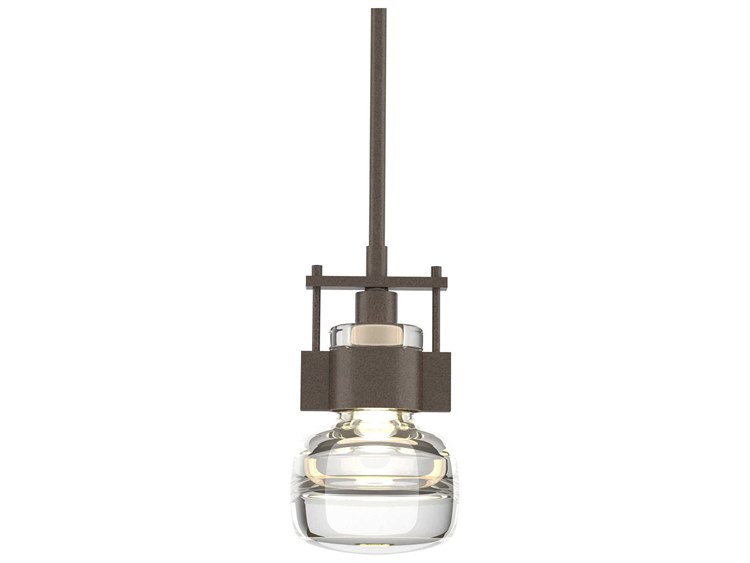 Hubbardton Forge Cuff 1-Light Glass Mini Pendant