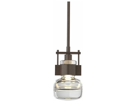 Hubbardton Forge Cuff 1-Light Glass Mini Pendant
