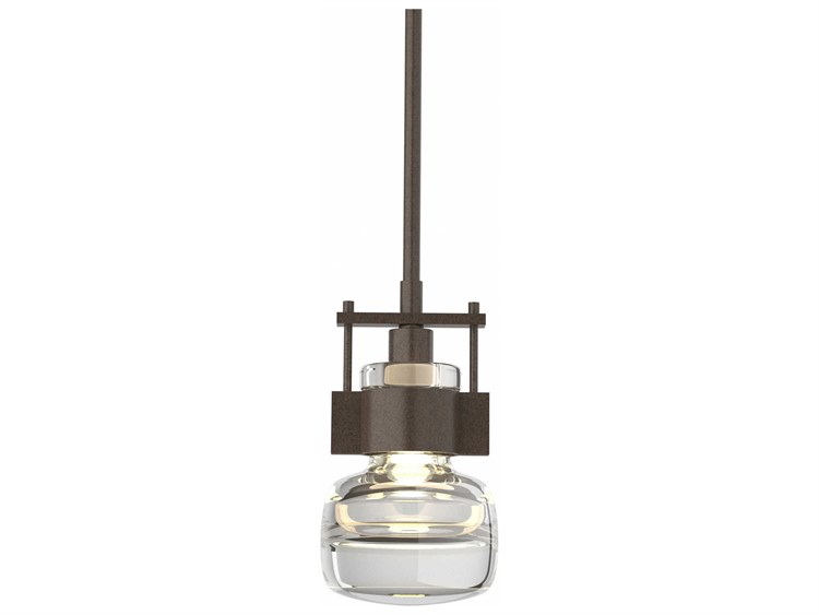 Hubbardton Forge Cuff 1-Light Glass Mini Pendant