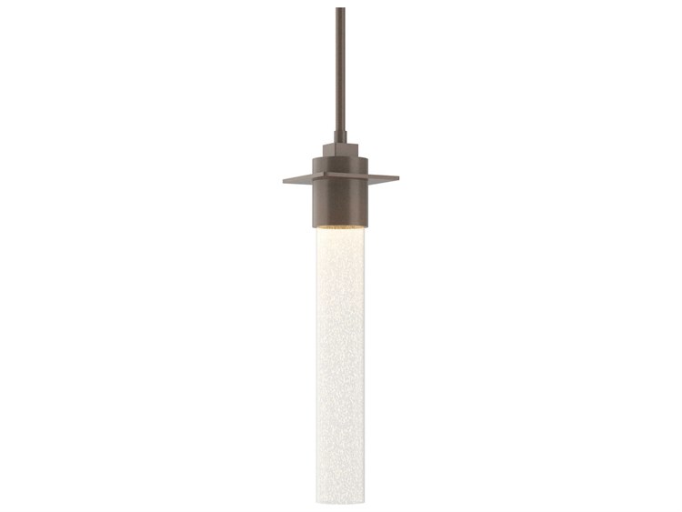 Hubbardton Forge Airis 1-Light Glass Cylinder Mini Pendant