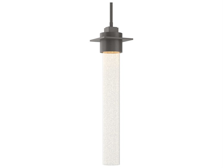 Hubbardton Forge Airis 1-Light Glass Cylinder Mini Pendant