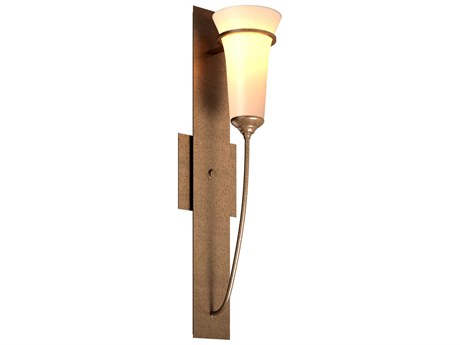 Hubbardton Forge Banded 1-Light Glass Wall Sconce