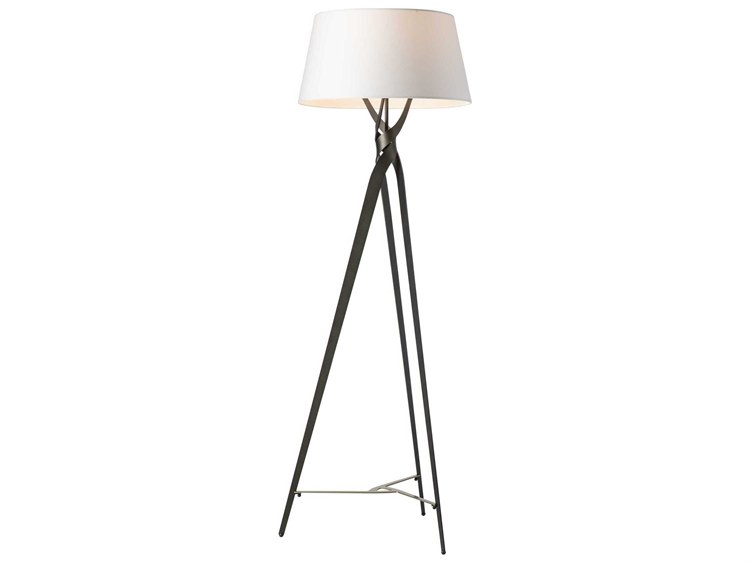 Hubbardton Forge Tryst Natural Anna Fabric Floor Lamp
